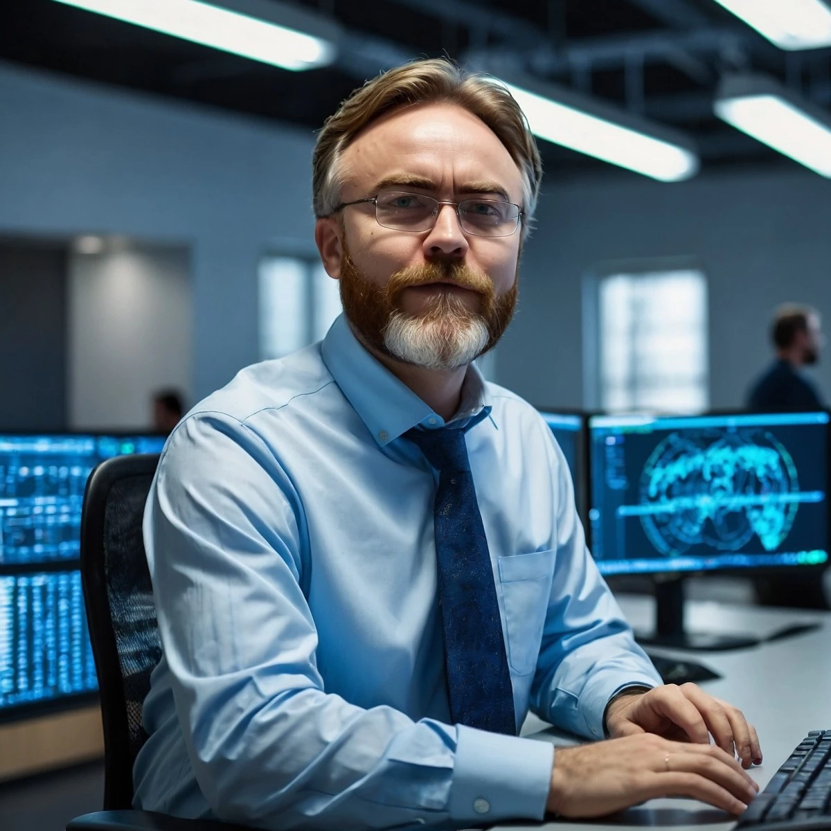 IT specialist configuring workers' compensation management software and claims integration platforms