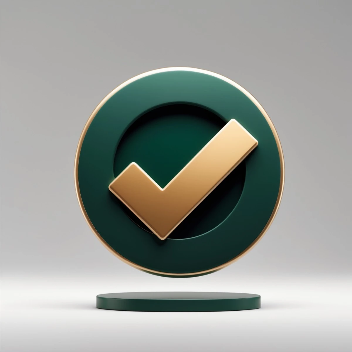 Gold checkmark icon representing frequently asked questions answered about employee onboarding