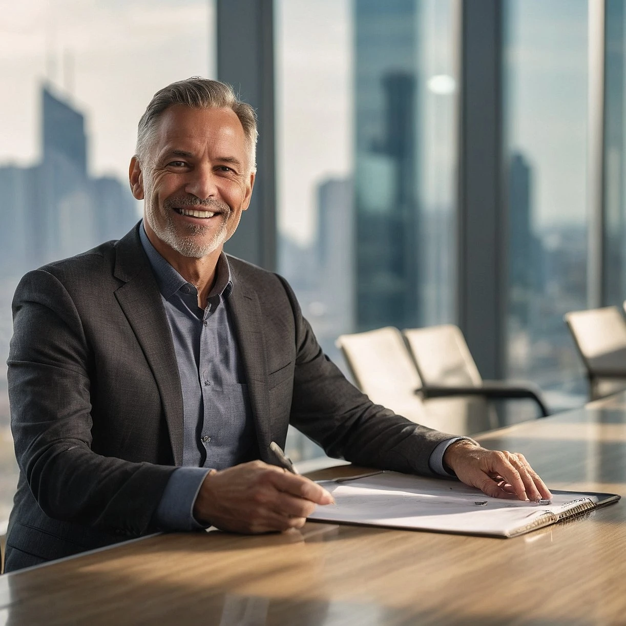 Confident CEO who has partnered with a PEO to streamline HR operations